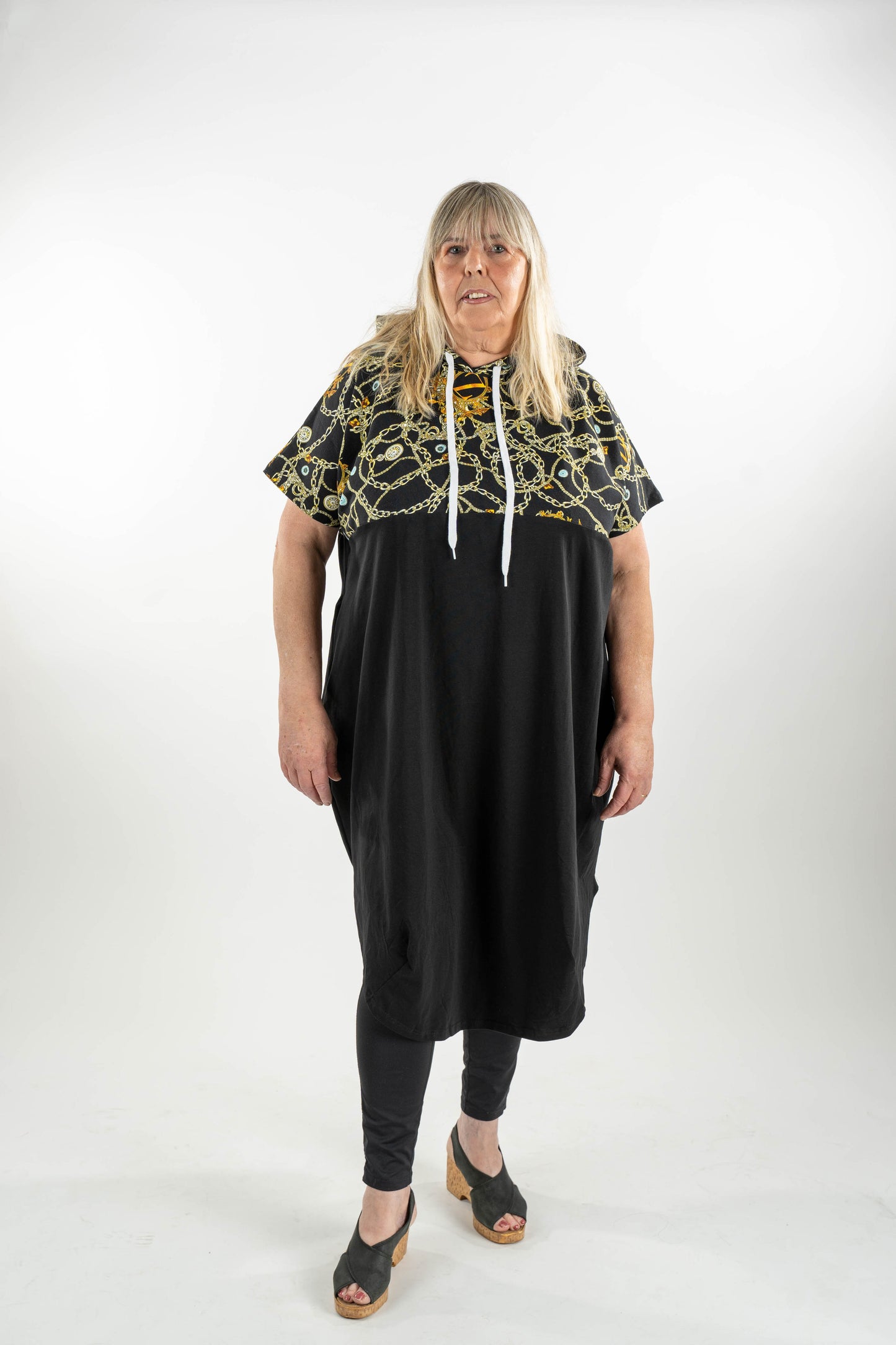 Womenary Kjóll Gold