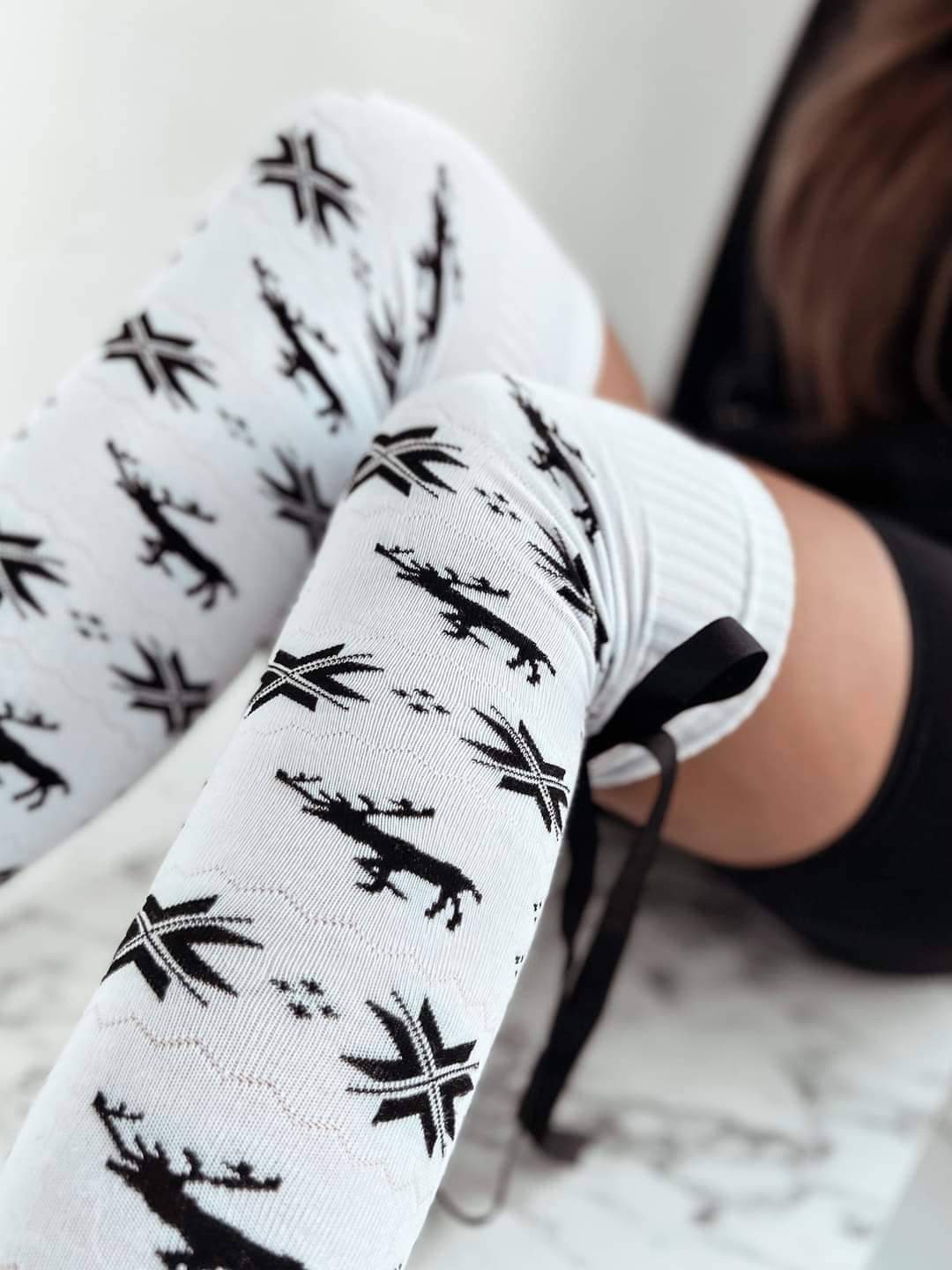 Jólasokkar með bandi. 5 litir í boði