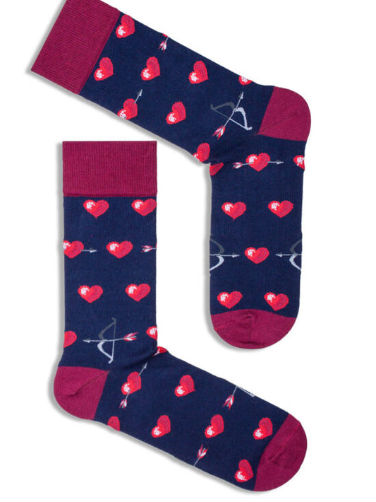 Sokkar hjarta bláir