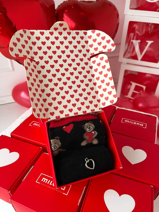 Sokkar í gjafaöskju