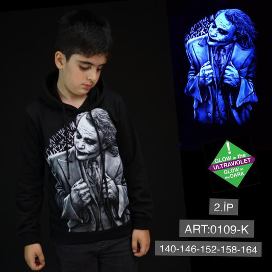 Horry Joker hettupeysa Lýsir í myrkri