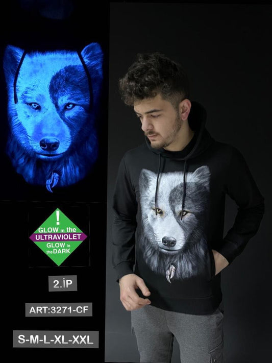 Horry Glow in dark hettupeysa Wolf