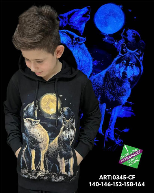 Horry Glow in dark hettupeysa wolf